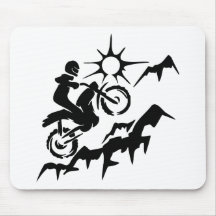 Dirt Bike Mountain Mousepad