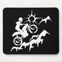 Dirt Bike Mountain Mousepads