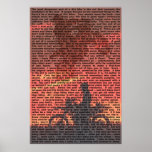 Dirt Bike Quote Poster 001