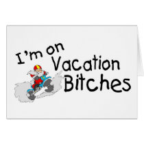Dirt Bike Riding Santa On Vacation cards by TeeZazzle Dirt Bike Riding Santa On Vacation cards