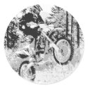 Dirt bike wheeling in the woods stickers by essie1153 Dirt bike wheeling in the woods stickers