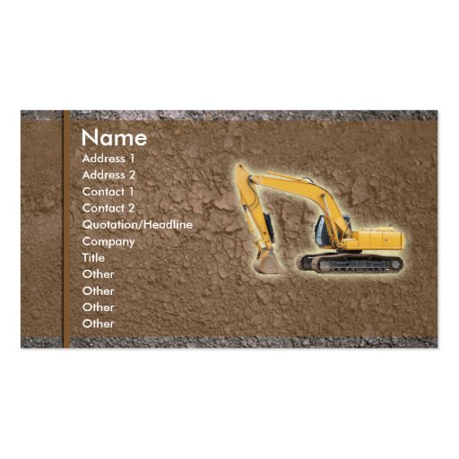 dirt_building business card (front side)