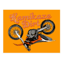 Dirt race post card