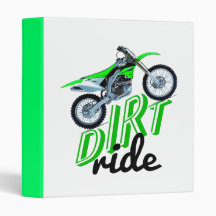 Dirt racing binders
