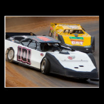 Dirt Racing Postcard postcards