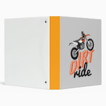 Dirt ride 3 ring binders