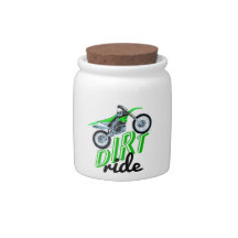 Dirt ride candy dish