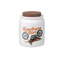 Dirt ride candy jar