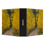 Dirt Road in Autumn 3 Ring Binders