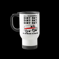 Dirt Sky Ambulance Motocross Bike Funny Mug mugs