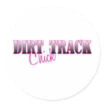 Dirt Track Chick stickers by OneStopGiftShop Dirt Track Chick stickers