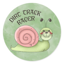 Dirt Track Racer stickers by CuteArt Dirt Track Racer stickers