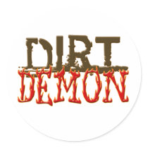 DirtDemon1 stickers by pedaltothemetal DirtDemon1 stickers