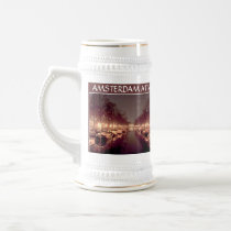 Dirty 3 Box Stein - AMSTERDAM AT NIGHT mugs