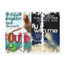 Dirty 3Tall Boxes Postcard