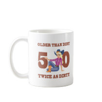 Dirty 50th Birthday Gag Gift Mug