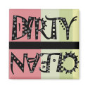Dirty and clean magnet by marcya7 Dirty and clean magnet