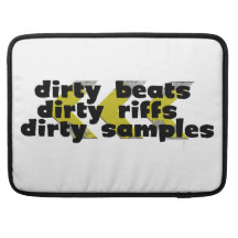 Dirty Beats black MacBook Pro Sleeve