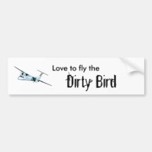 Dirty Bird Bumper Sticker