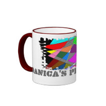 Dirty Border Ringer Mug
