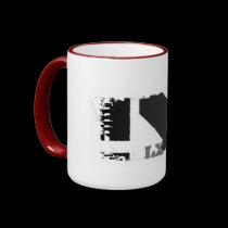 Dirty Border Ringer Mug