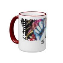 Dirty Border Ringer Mug