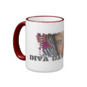 Dirty Border Ringer Mug by divadavanna Dirty Border Ringer Mug