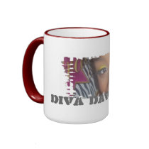 Dirty Border Ringer Mug