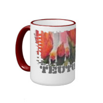 Dirty Border Ringer Mug by jimmyz84 Dirty Border Ringer Mug