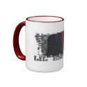 Dirty Border Ringer Mug