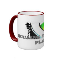 Dirty Border Ringer Mug by VIKINGJIM Dirty Border Ringer Mug