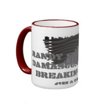 Dirty Border Ringer Mug by stephensandsteel Dirty Border Ringer Mug