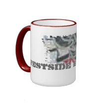 Dirty Border Ringer Mug by westside_ballers Dirty Border Ringer Mug