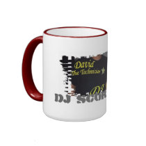 Dirty Border Ringer Mug