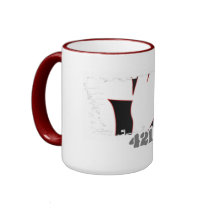 Dirty Border Ringer Mug by Cybios Dirty Border Ringer Mug