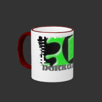Dirty Border Ringer Mug