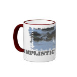 Dirty Border Ringer Mug