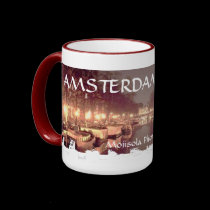 Dirty Border Ringer Mug - AMSTERDAM