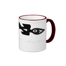 Dirty Border Ringer Mug - Customized mugs