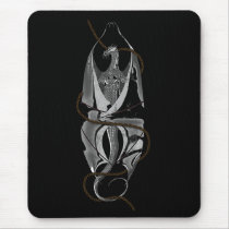 Dirty Chrome Dragon mousepads