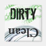 Dirty Clean Dish Washer Magnet