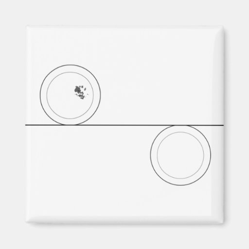 Dirty|Clean Dishes Fridge Magnet