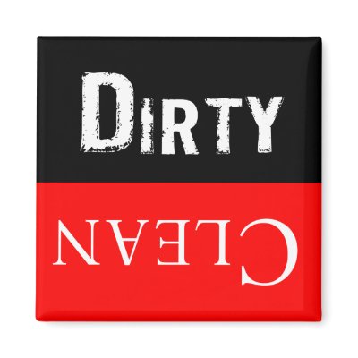Dirty Clean Dishwaser Magnet by toolrocks74