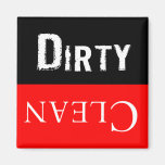 Dirty Clean Dishwaser Magnet