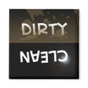 Dirty/Clean Dishwasher Magnet by Narugi Dirty/Clean Dishwasher Magnet