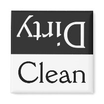 Dirty/Clean dishwasher magnet