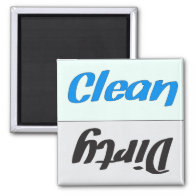 Dirty Clean Dishwasher Magnet