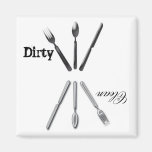 Dirty Clean Dishwasher Magnet magnets