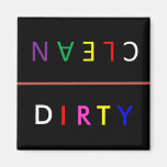 Dirty-Clean Dishwasher magnet magnets