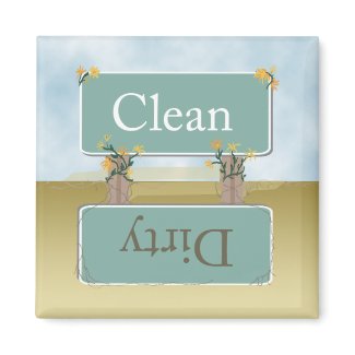 Dirty Clean Dishwasher Magnet by Heard_ magnet